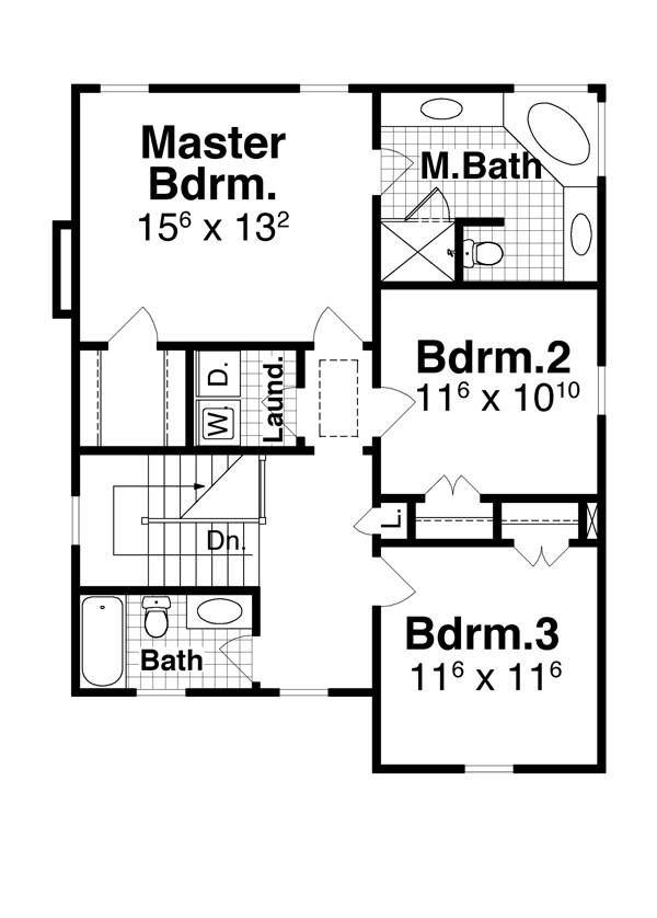 Second Floor image of CAMDEN House Plan